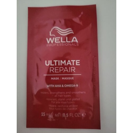 Professionals Ultimate Repair Mask Hair Mask 15 мл - Роскошный образец Новый AHA Omega Wella
Professionals Ultimate Repair Mask Hair Mask 15 мл - Роскошный образец Новый AHA Omega Wella