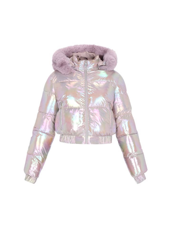 Женская куртка в фиолетово-радужном цвете myMo
Женская куртка в фиолетово-радужном цвете myMo