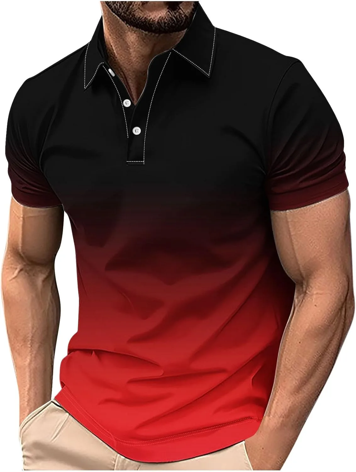 Мужская поло с коротким рукавом, влагоотводящая, с воротником
Мужская поло с коротким рукавом, влагоотводящая, с воротником