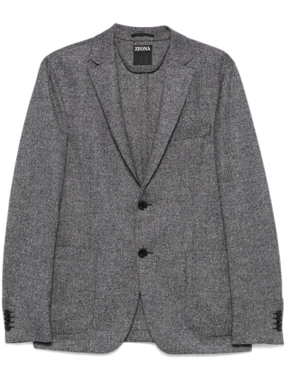 Твиловый блейзер Zegna, серый
Твиловый блейзер Zegna, серый