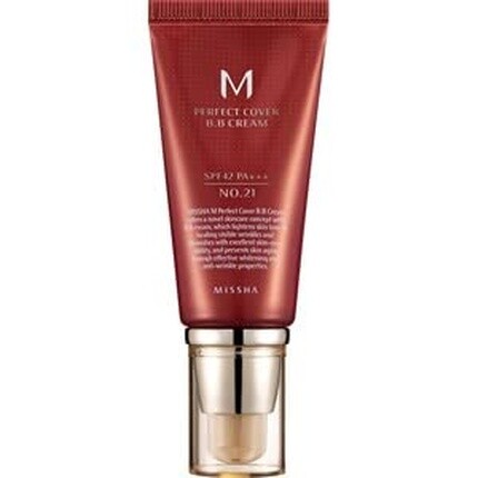 Perfect Cover BB Cream SPF 42 №25 Теплый бежевый 50мл Missha
Perfect Cover BB Cream SPF 42 №25 Теплый бежевый 50мл Missha