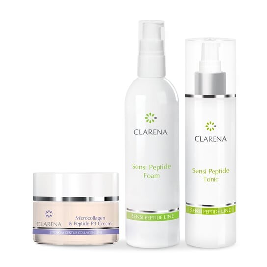 Набор косметики с пептидами и микроколлагеном, 3 шт. Clarena
Набор косметики с пептидами и микроколлагеном, 3 шт. Clarena