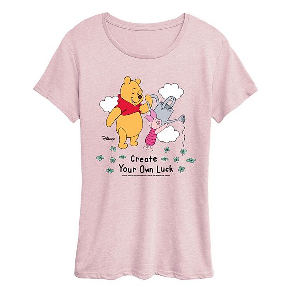 Женская футболка с принтом Winnie the Pooh "Создай свою удачу" Disney, Heather Pink
Женская футболка с принтом Winnie the Pooh "Создай свою удачу" Disney, Heather Pink