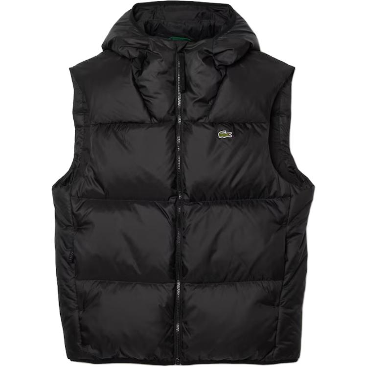 Пуховик-жилет с капюшоном LACOSTE, черный
Пуховик-жилет с капюшоном LACOSTE, черный