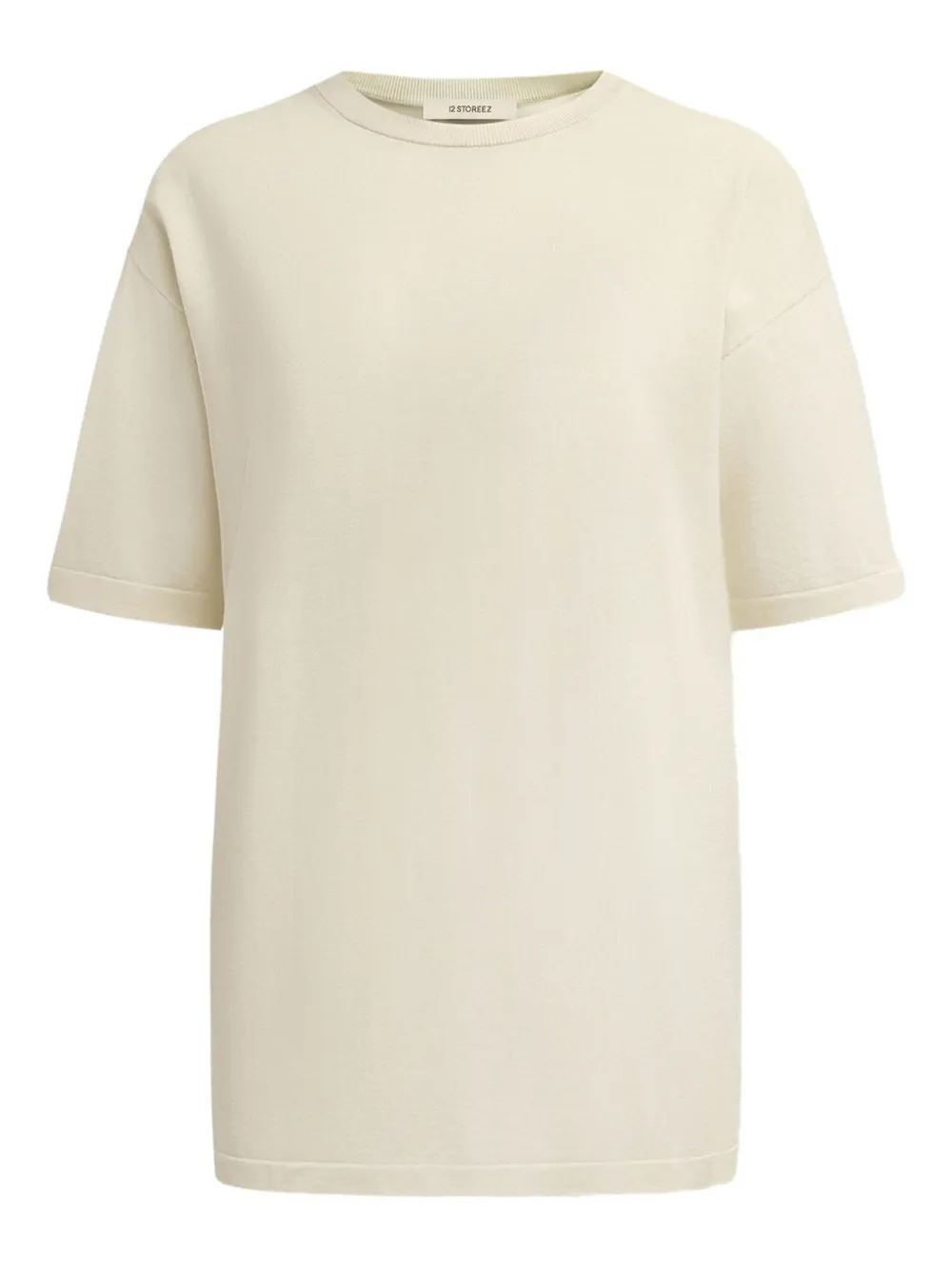 Футболка из смесового шелка 12 STOREEZ, белый
Футболка из смесового шелка 12 STOREEZ, белый