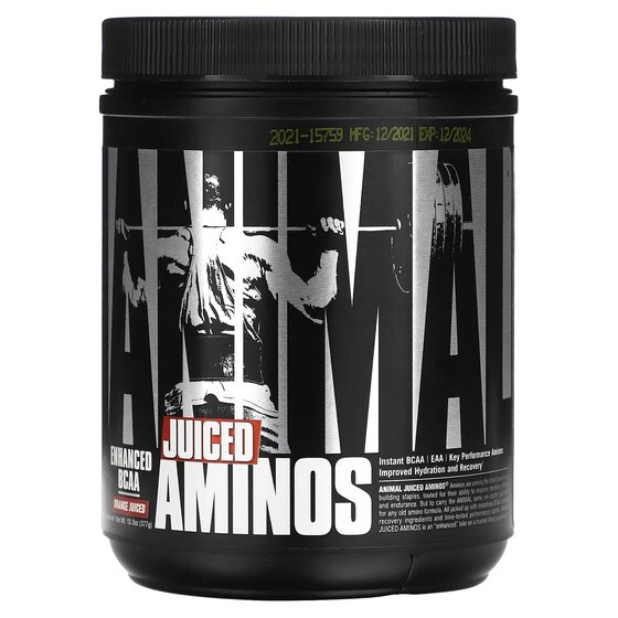 Аминокислоты с добавлением BCAA Universal Nutrition Animal Juiced Aminos, 377 гр, апельсиновый сок
Аминокислоты с добавлением BCAA Universal Nutrition Animal Juiced Aminos, 377 гр, апельсиновый сок
