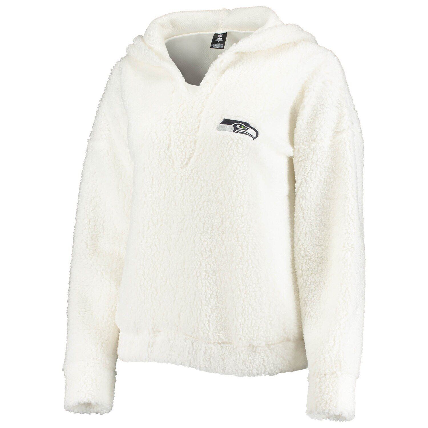 Женский комплект из пушистой толстовки с капюшоном и шортами кремового цвета Seattle Seahawks Concepts Sport
Женский комплект из пушистой толстовки с капюшоном и шортами кремового цвета Seattle Seahawks Concepts Sport