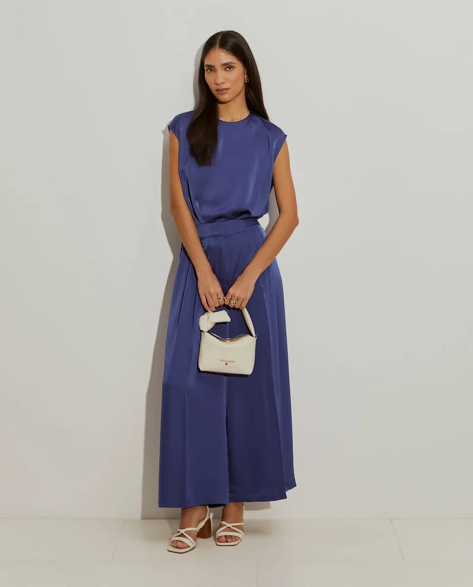 Женские брюки-палаццо из сатина Lion Of Porches, синий
Женские брюки-палаццо из сатина Lion Of Porches, синий