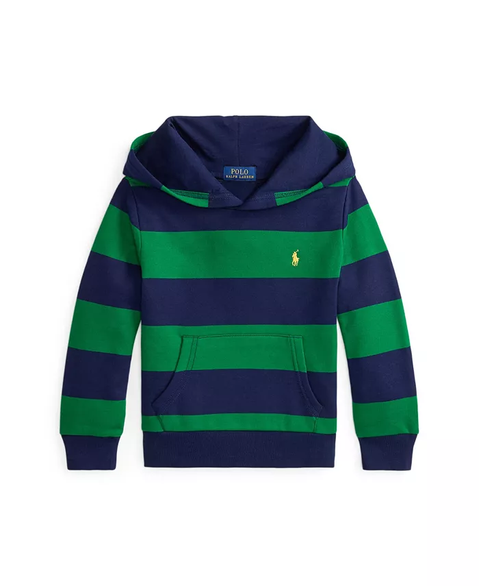 Детская флисовая толстовка с капюшоном в регбийную полоску для малышей и мальчиков Polo Ralph Lauren, мультиколор
Детская флисовая толстовка с капюшоном в регбийную полоску для малышей и мальчиков Polo Ralph Lauren, мультиколор
