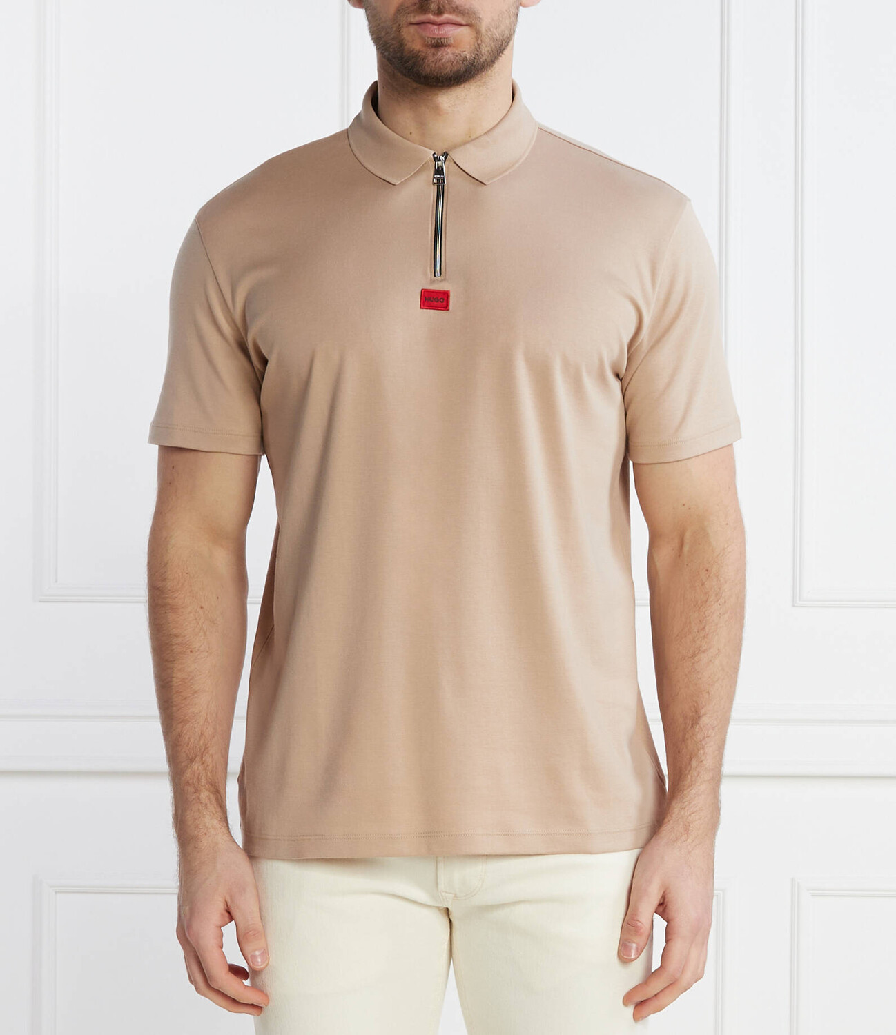 Поло HUGO Deresom241 Regular Fit, бежевый
Поло HUGO Deresom241 Regular Fit, бежевый