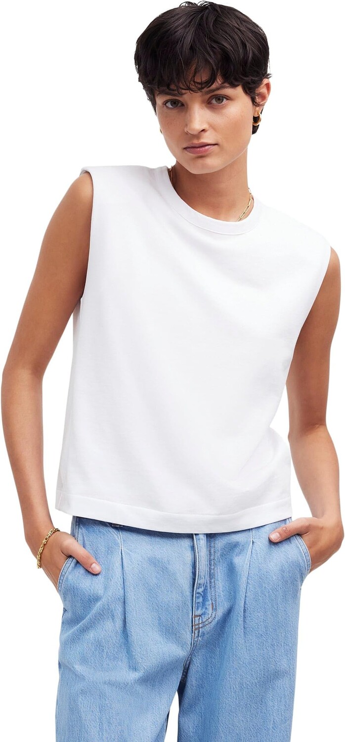 Футболка Madewell Structured Muscle Tee, цвет Eyelet White
Футболка Madewell Structured Muscle Tee, цвет Eyelet White