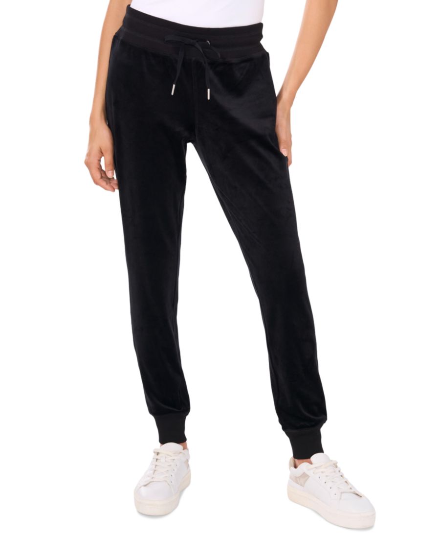 Женские велюровые спортивные брюки на шнуровке Vince Camuto, Rich Black
Женские велюровые спортивные брюки на шнуровке Vince Camuto, Rich Black