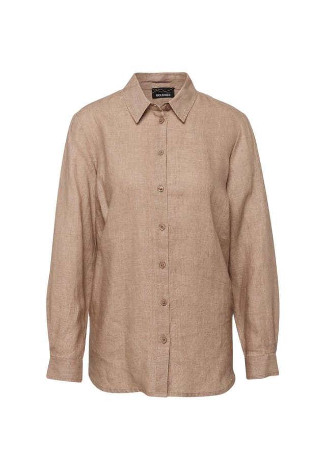 Короткий размер: льняная блузка Goldner, мультиколор
Короткий размер: льняная блузка Goldner, мультиколор