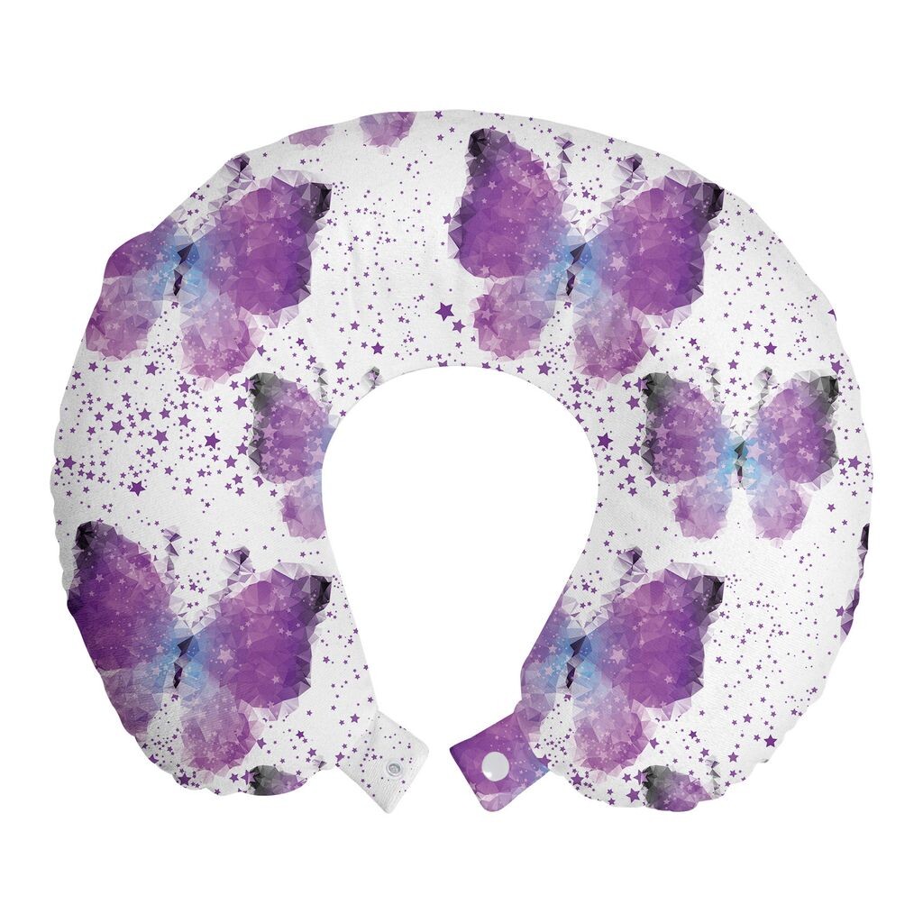 ABAKUHAUS Butterfly Travel Pillow Подушка для шеи, современный эффект поли, пенопластовый предмет для путешествий в самолете и автомобиле, 30x30 см, фиолетовый, светло-синий, белый
ABAKUHAUS Butterfly Travel Pillow Подушка для шеи, современный эффект поли, пенопластовый предмет для путешествий в самолете и автомобиле, 30x30 см, фиолетовый, светло-синий, белый
