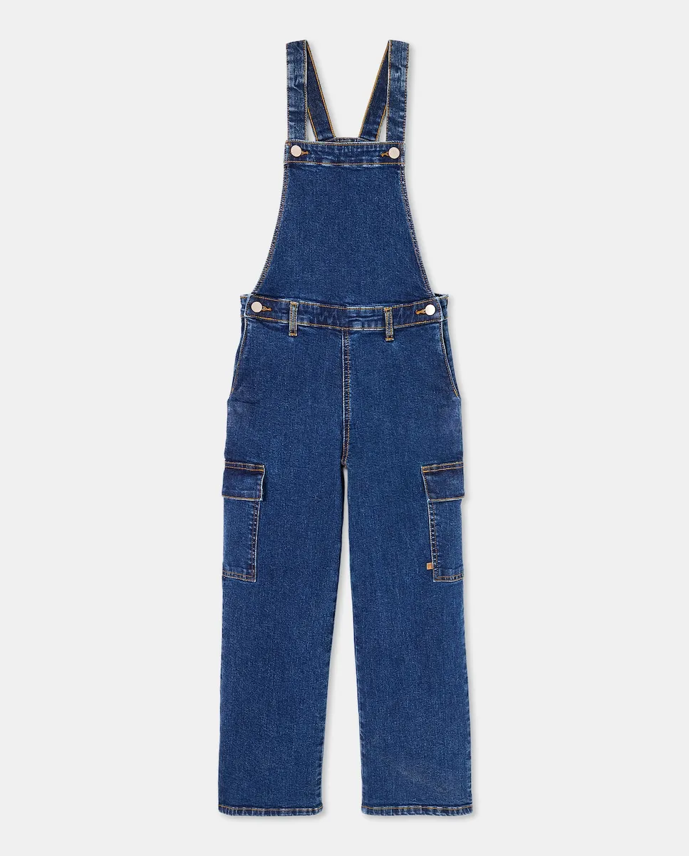 Прямой детский джинсовый комбинезон с карманами Kids El Corte Inglés, бледно-голубой
Прямой детский джинсовый комбинезон с карманами Kids El Corte Inglés, бледно-голубой