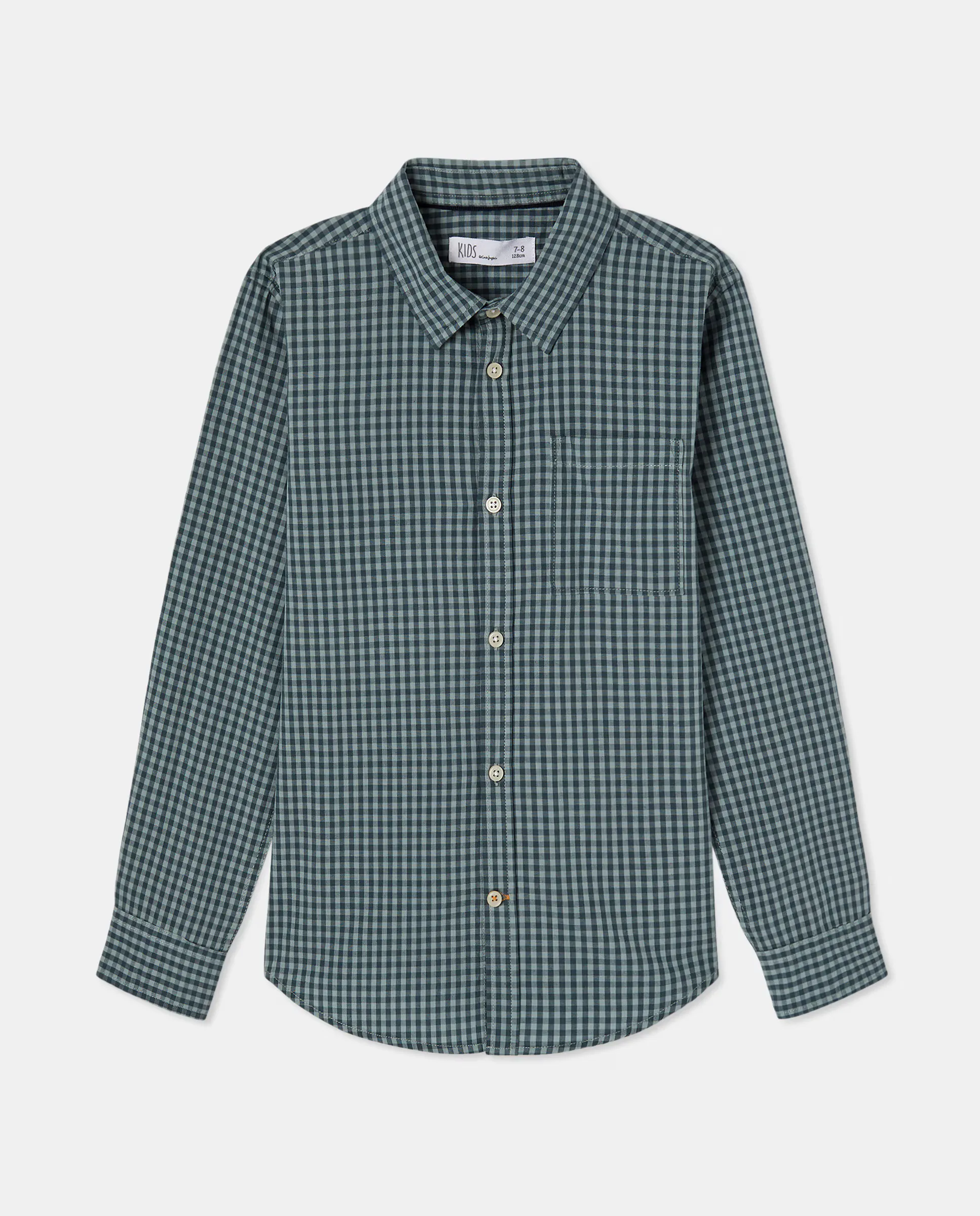 Детская рубашка с длинным рукавом в клетку из поплина Kids El Corte Inglés, зеленый
Детская рубашка с длинным рукавом в клетку из поплина Kids El Corte Inglés, зеленый