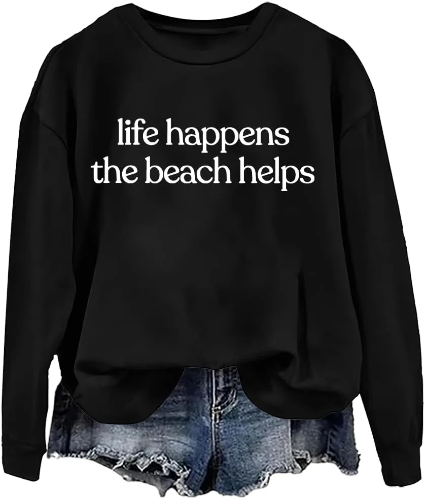 Толстовка Life Happens The Beach Helps NACJOM
Толстовка Life Happens The Beach Helps NACJOM