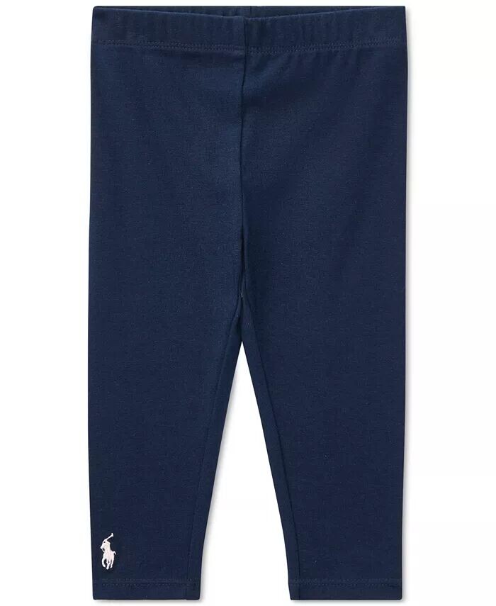 Леггинсы из эластичного хлопка для маленьких девочек Polo Ralph Lauren, синий
Леггинсы из эластичного хлопка для маленьких девочек Polo Ralph Lauren, синий