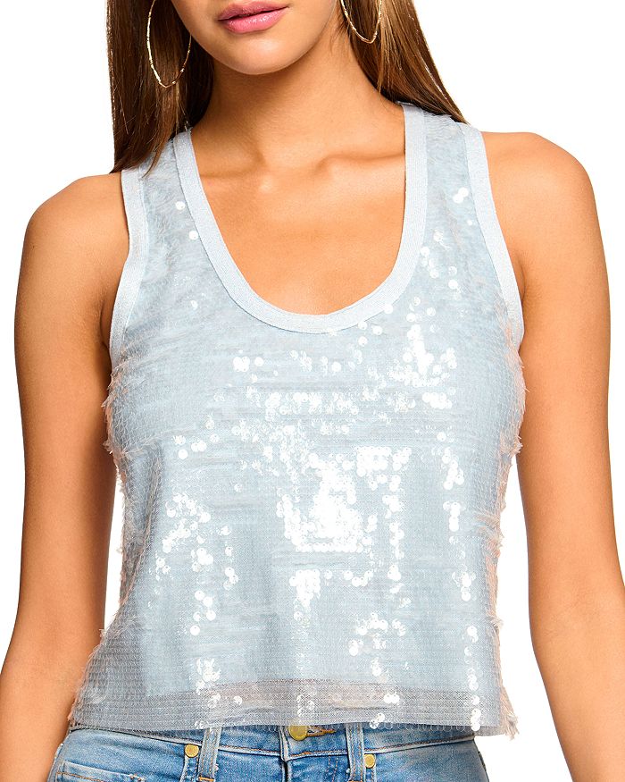 Топ Chelsey с пайетками Ramy Brook, синий
Топ Chelsey с пайетками Ramy Brook, синий