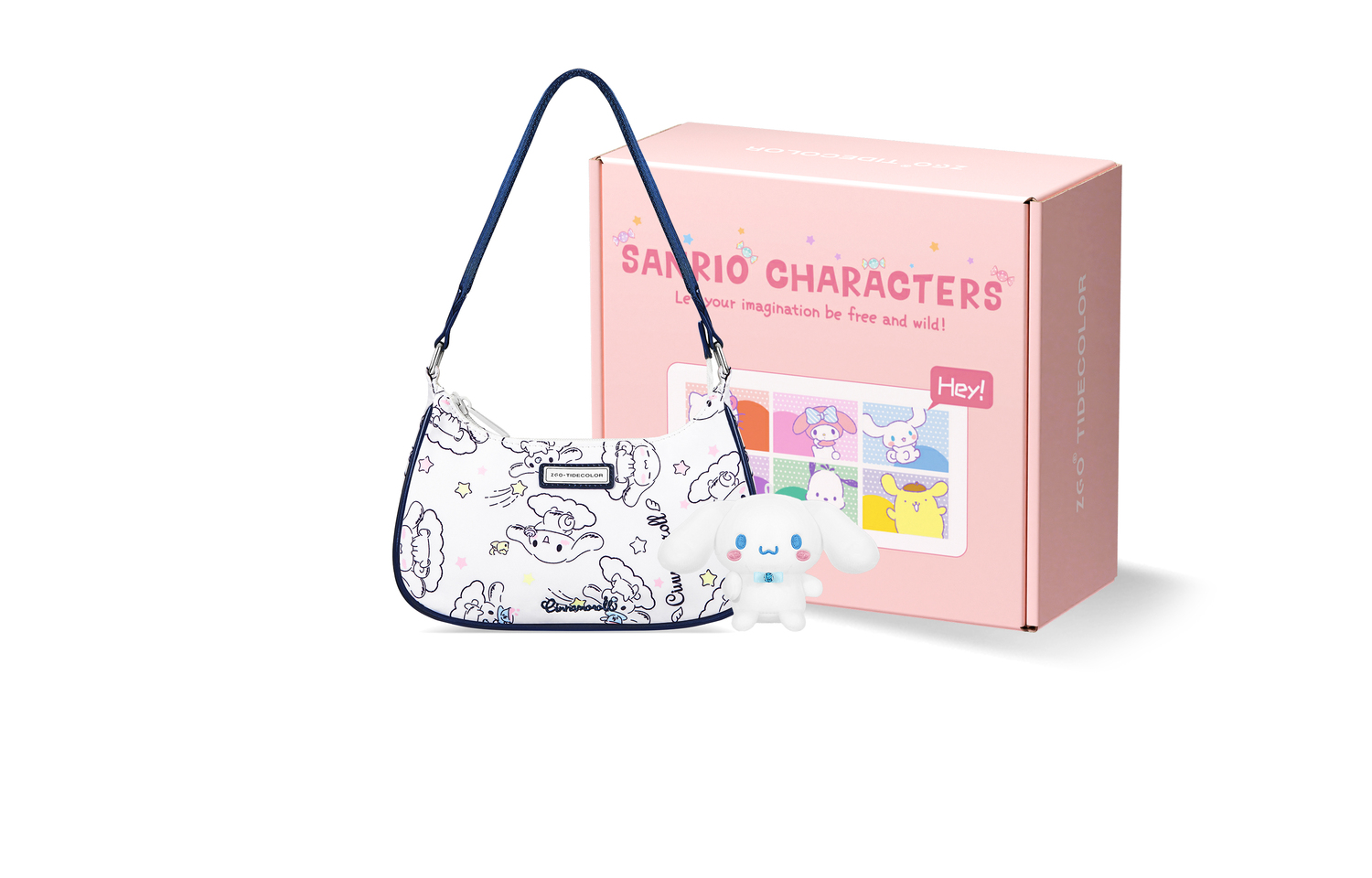 Санрио Полиэстер Сумка через плечо, Кроссбод, Портативная Подмышечная Полумесяц Обычная Женская Белая Zgo
Санрио Полиэстер Сумка через плечо, Кроссбод, Портативная Подмышечная Полумесяц Обычная Женская Белая Zgo