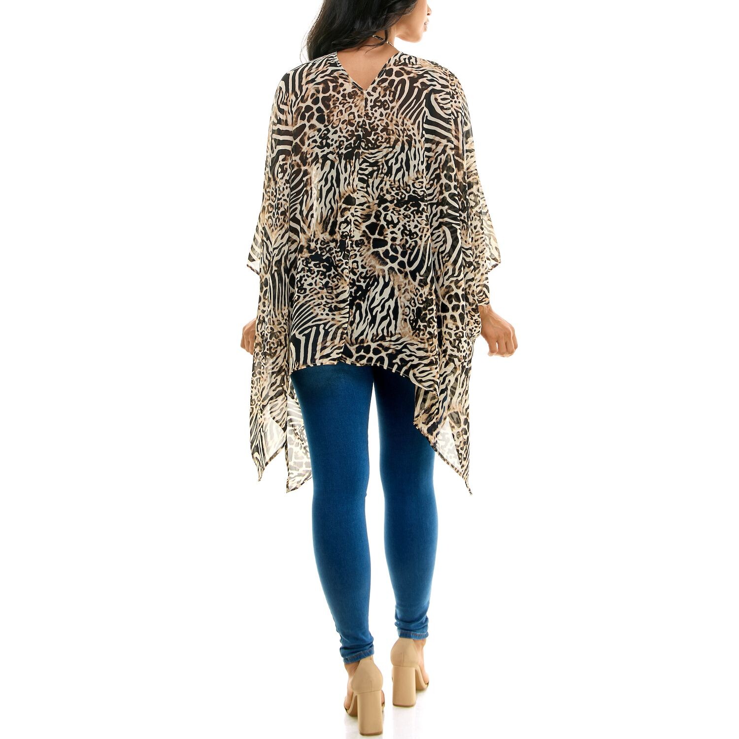 Женское кимоно с открытым передом и цветочным принтом Nina Leonard Nina Leonard
Женское кимоно с открытым передом и цветочным принтом Nina Leonard Nina Leonard