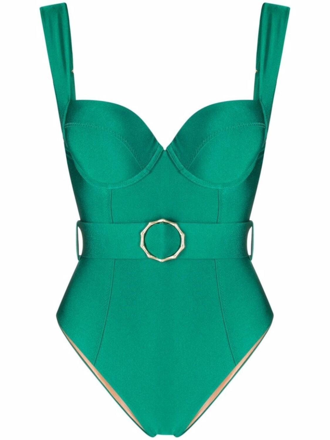Noire Swimwear слитный купальник с поясом, зеленый
Noire Swimwear слитный купальник с поясом, зеленый