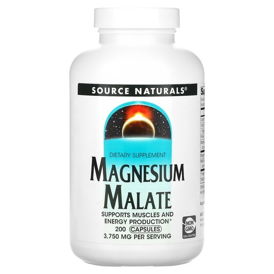 Добавка Source Naturals Малат магния, 200 капсул
Добавка Source Naturals Малат магния, 200 капсул