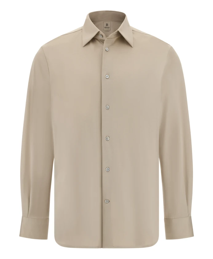 Поло из хлопка и шелка стандартного кроя Boggi Milano, бежевый
Поло из хлопка и шелка стандартного кроя Boggi Milano, бежевый