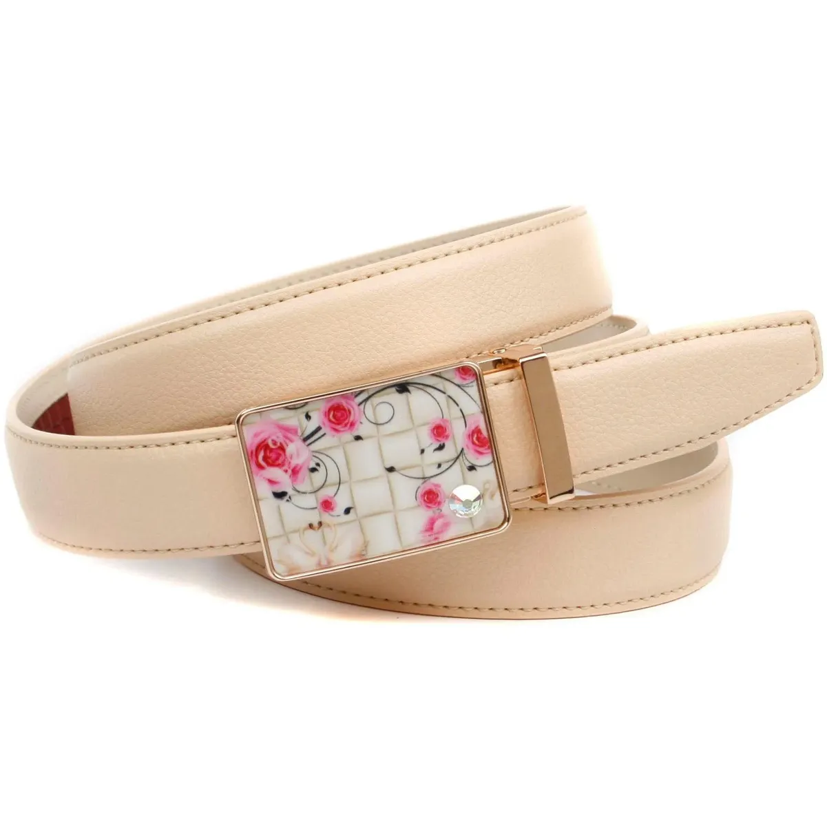 Кожаный ремень Anthoni Crown с летним ощущением, бежевый
Кожаный ремень Anthoni Crown с летним ощущением, бежевый