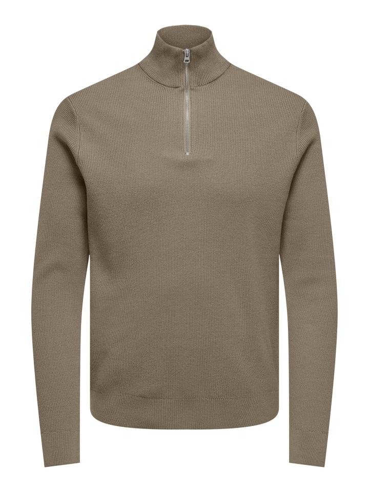 Вязаный свитер в цвете Desert Taupe ONLY & SONS
Вязаный свитер в цвете Desert Taupe ONLY & SONS