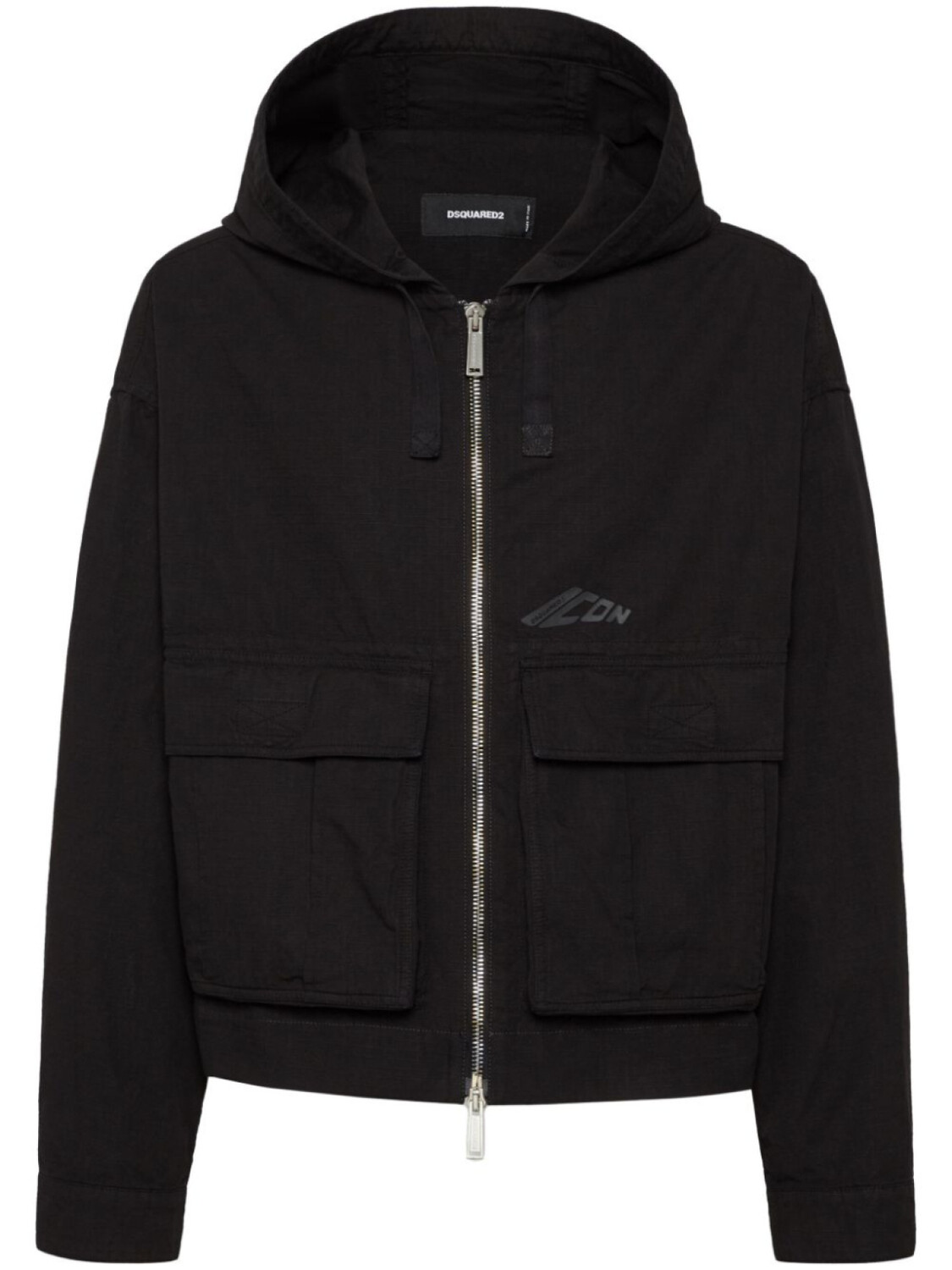 DSQUARED2 куртка с капюшоном и логотипом, черный
DSQUARED2 куртка с капюшоном и логотипом, черный