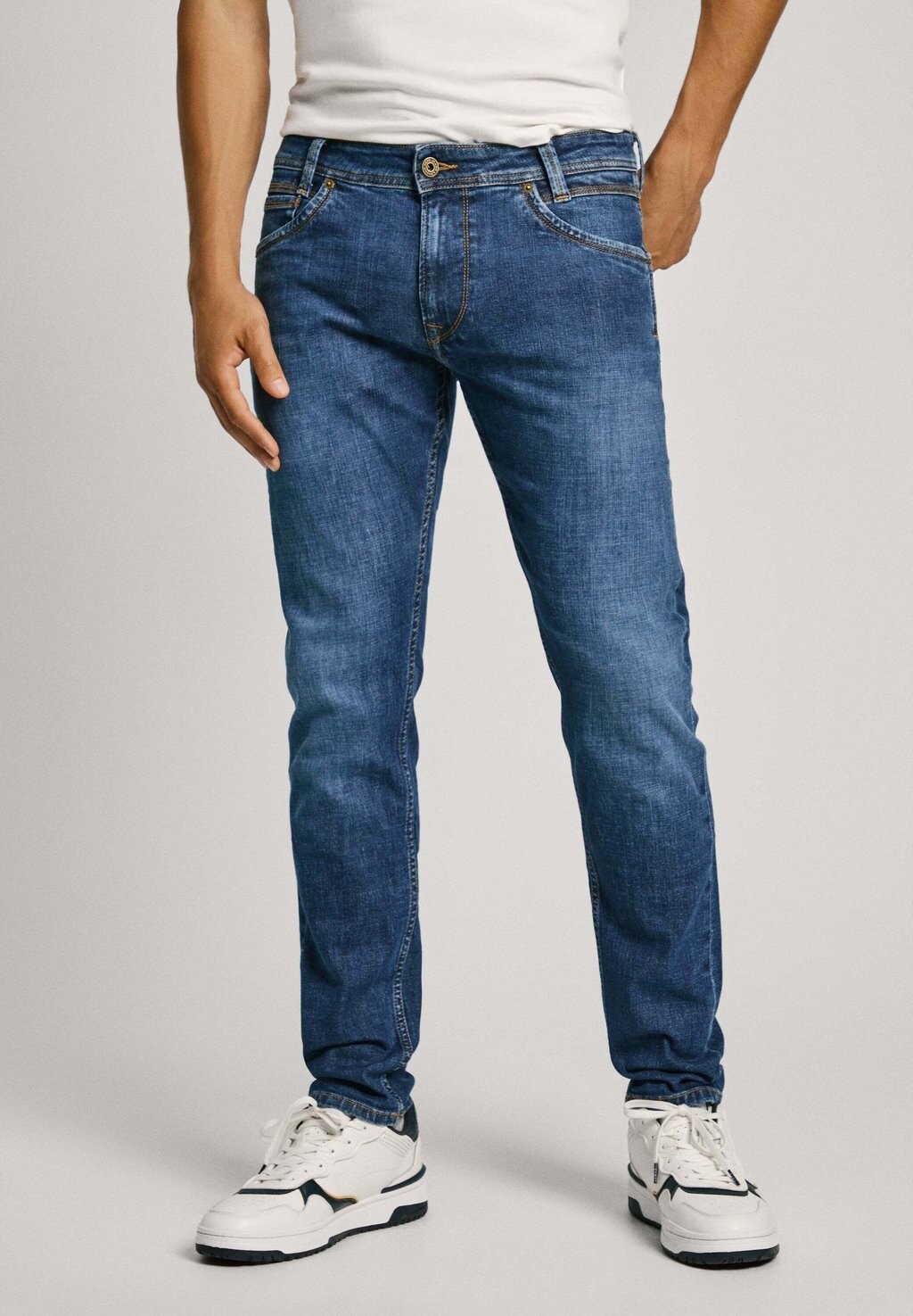 Зауженные джинсы SLIM FIT TAPERED Pepe Jeans, синие джинсы
Зауженные джинсы SLIM FIT TAPERED Pepe Jeans, синие джинсы