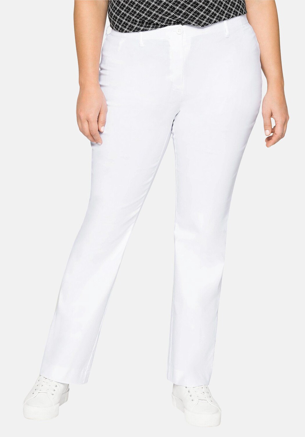Бенгалинские брюки «Die Bootcut» с узким поясом sheego, белый
Бенгалинские брюки «Die Bootcut» с узким поясом sheego, белый
