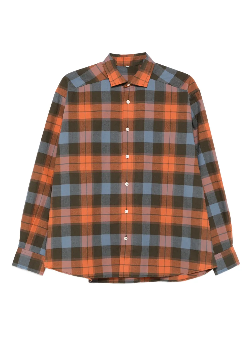 Клетчатая хлопковая рубашка Baserange, оранжевый
Клетчатая хлопковая рубашка Baserange, оранжевый