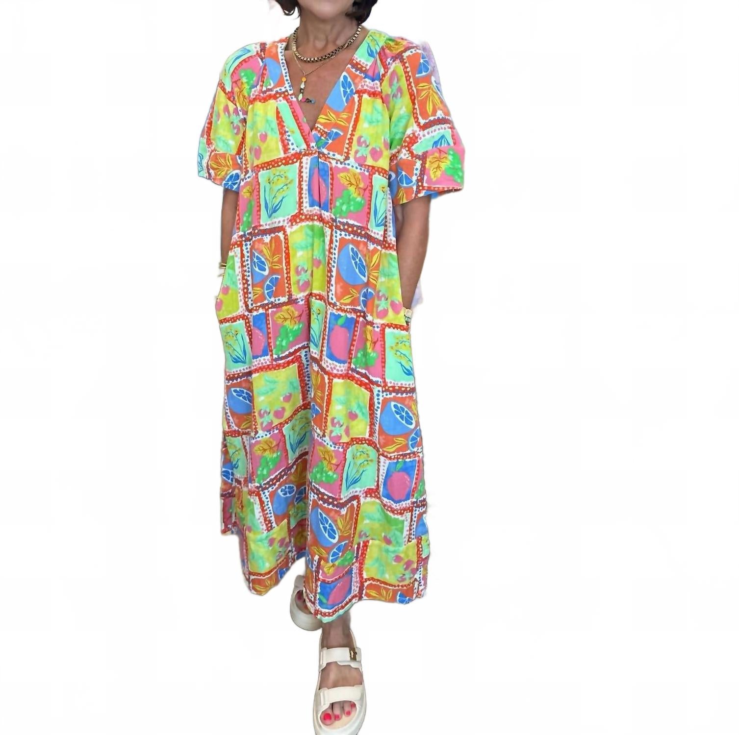 Льняное платье макси с V-образным вырезом в цвете лайм Karlie, Lime
Льняное платье макси с V-образным вырезом в цвете лайм Karlie, Lime