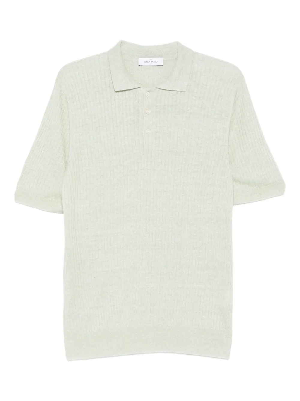 Рубашка-поло в рубчик Gran Sasso, зеленый 
Рубашка-поло в рубчик Gran Sasso, зеленый