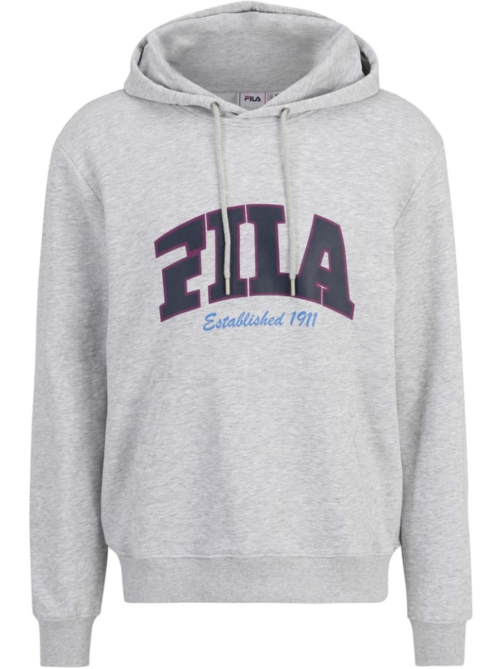 Толстовка Landen Regular Hoodie Fila, серый 
Толстовка Landen Regular Hoodie Fila, серый