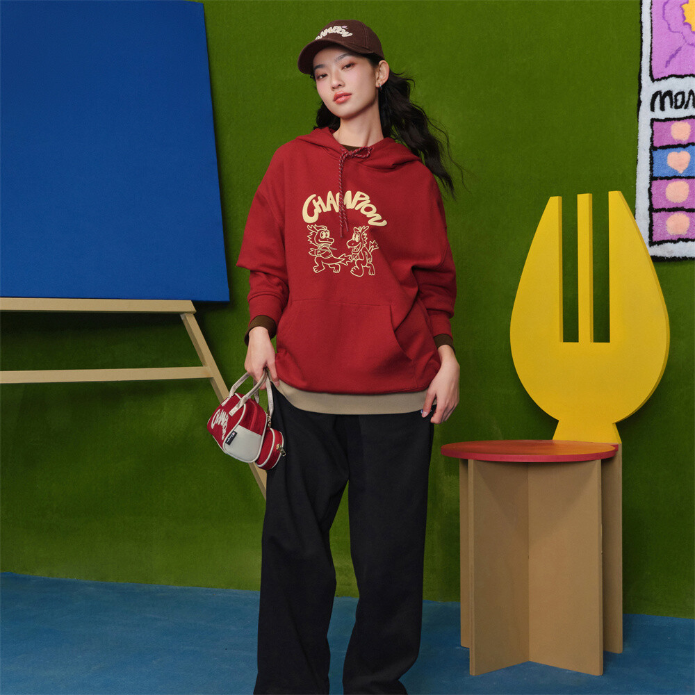 Свитшот Dragonman Series унисекс Champion, красный 
Свитшот Dragonman Series унисекс Champion, красный