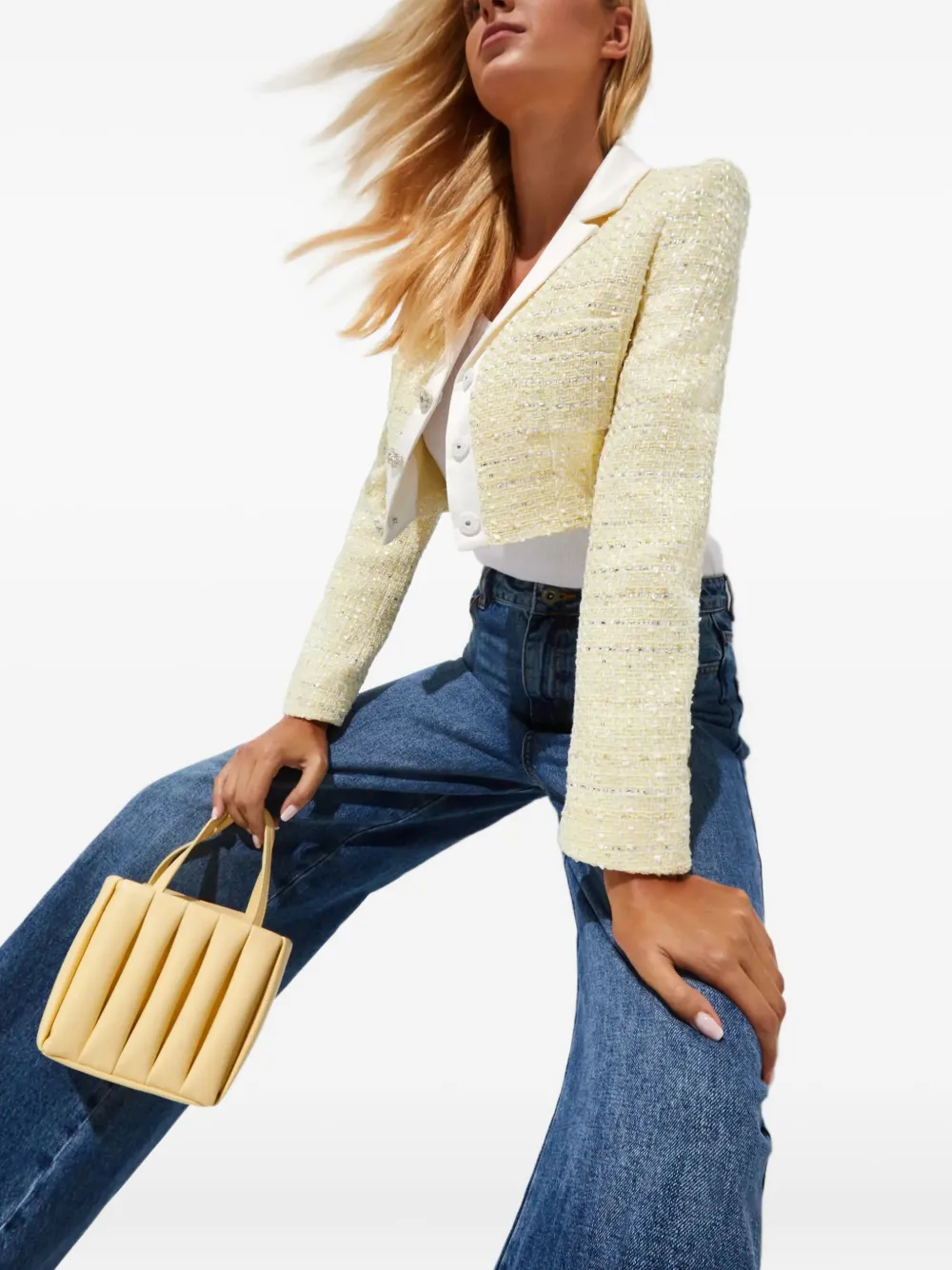 Сумка-тоут Feronia с эффектом стёжки Themoirè, кремовый
Сумка-тоут Feronia с эффектом стёжки Themoirè, кремовый