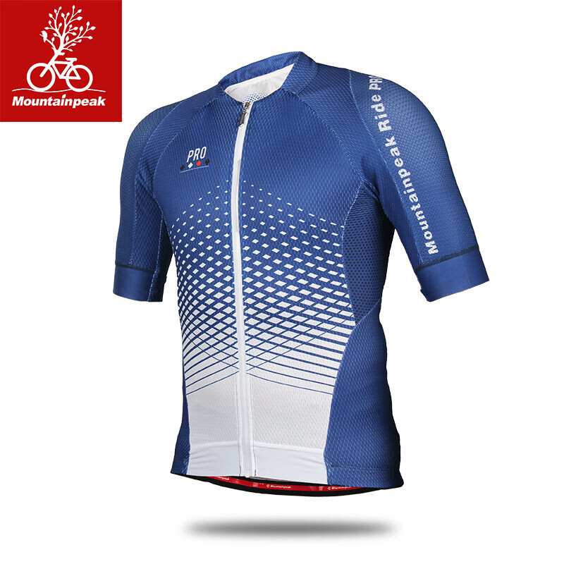 Мужская футболка Mountainpeak для велоспорта летняя L, синий
