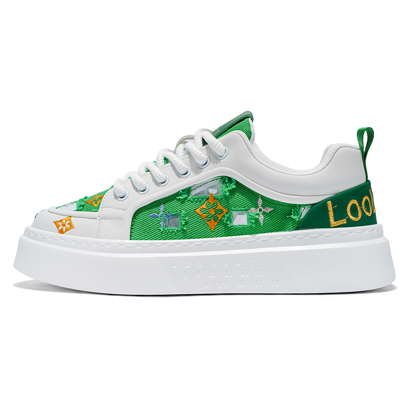 Wooden Rabbit Амортизирующие, износостойкие, дышащие, увеличивающие рост мужские скейтерские кеды низкие зеленые, цвет Green
Wooden Rabbit Амортизирующие, износостойкие, дышащие, увеличивающие рост мужские скейтерские кеды низкие зеленые, цвет Green