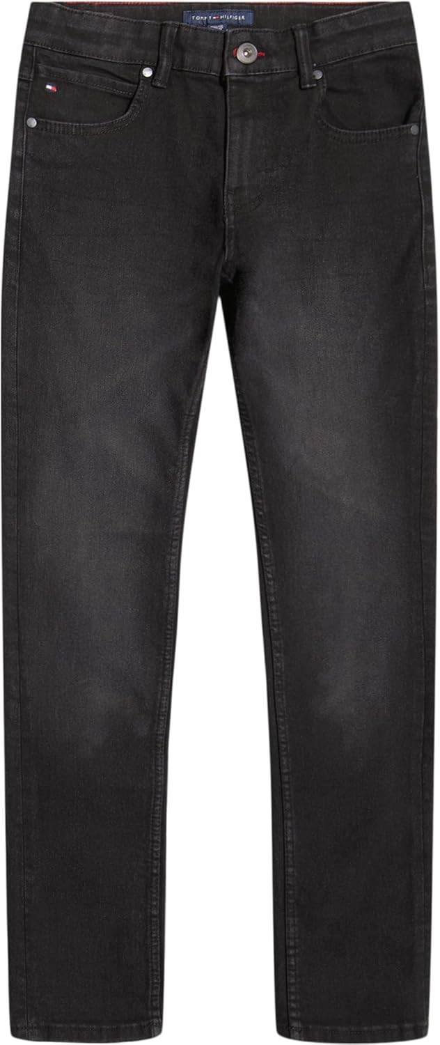 Джинсы Tommy Hilfiger Boys Legacy с пятью карманами, эластичные, облегающие, Classic Wrecker
Джинсы Tommy Hilfiger Boys Legacy с пятью карманами, эластичные, облегающие, Classic Wrecker