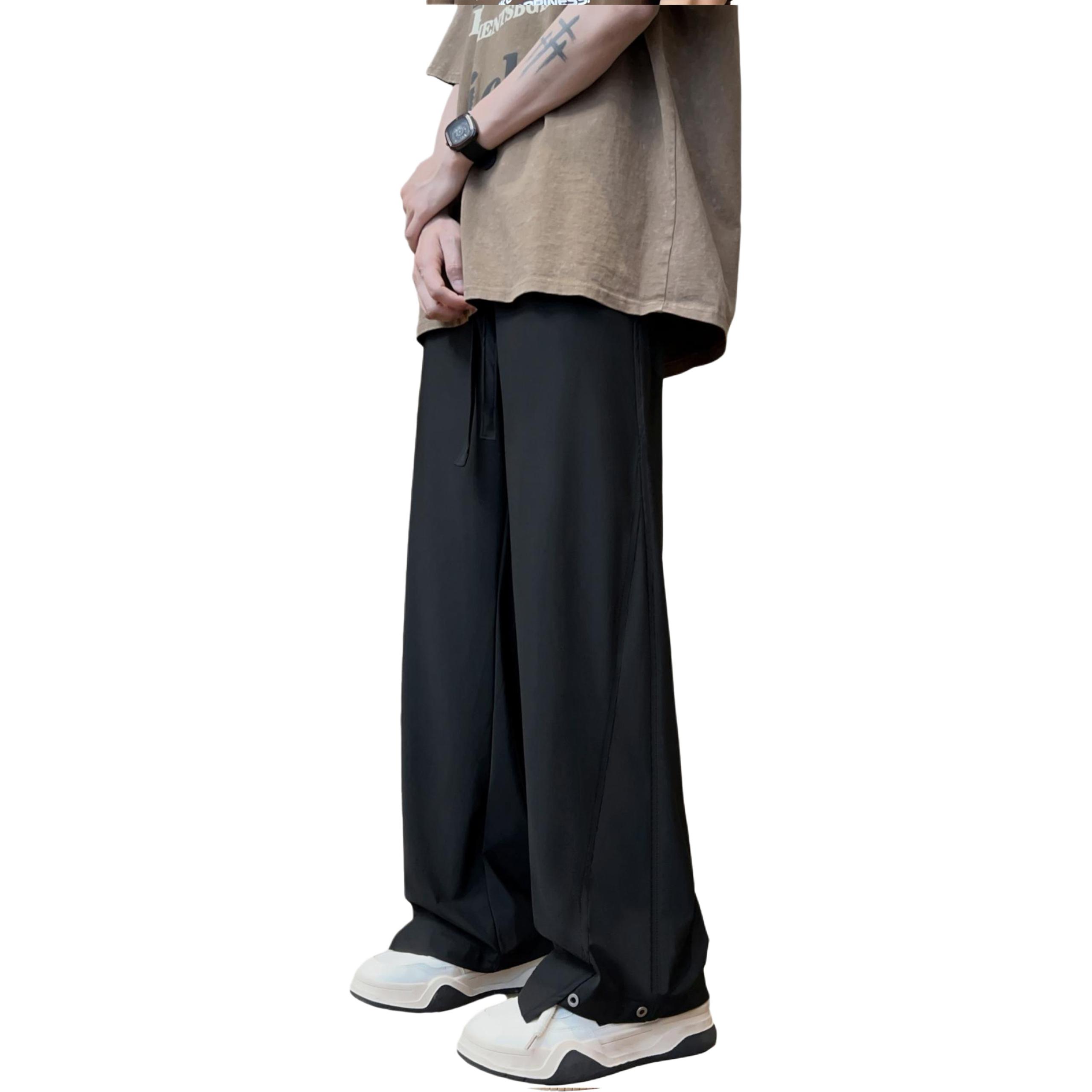 Повседневные брюки унисекс JUNGLE PANDA, черный (летний айс шелк тонкий)
Повседневные брюки унисекс JUNGLE PANDA, черный (летний айс шелк тонкий)