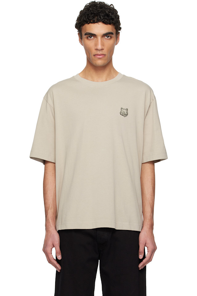 Футболка оверсайз с принтом головы дерзкого лиса Maison Kitsuné, цвет truffle
Футболка оверсайз с принтом головы дерзкого лиса Maison Kitsuné, цвет truffle