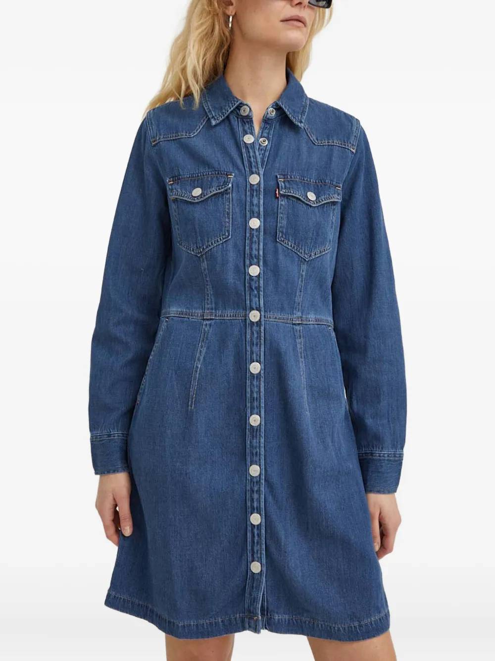 Джинсовое платье Otto Western на пуговицах Levi'S, синий
Джинсовое платье Otto Western на пуговицах Levi'S, синий