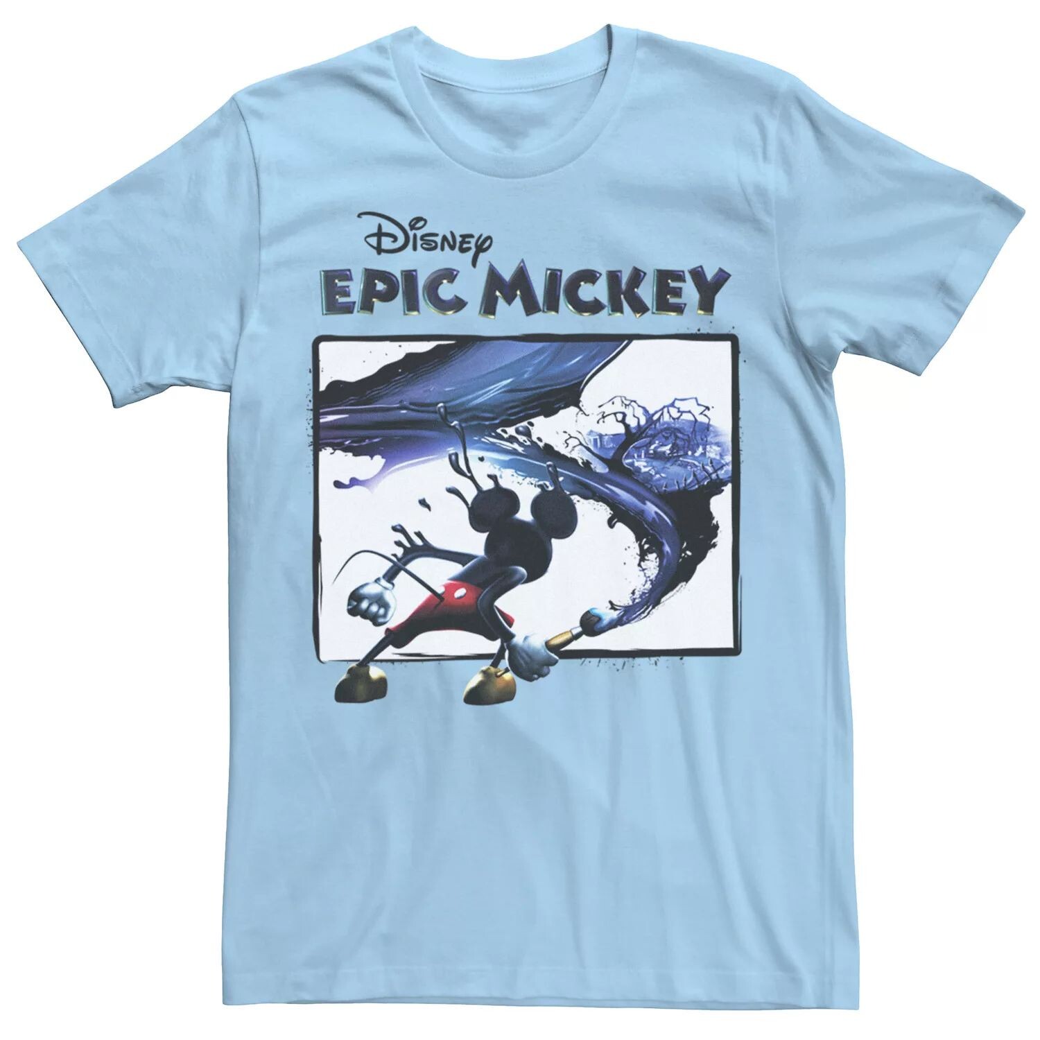 Мужская футболка с портретом Disney Epic Mickey Painting Licensed Character
Мужская футболка с портретом Disney Epic Mickey Painting Licensed Character