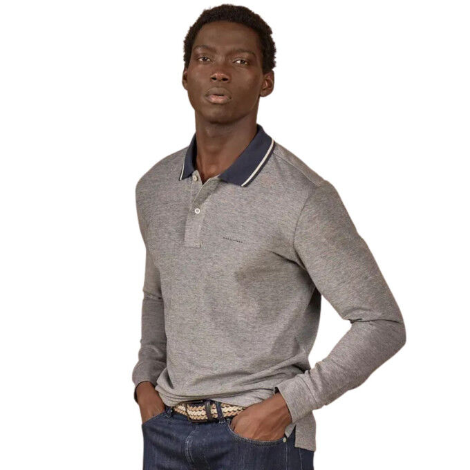 Мужская рубашка-поло с длинными рукавами Mise Au Green Edward - темно-синий
Мужская рубашка-поло с длинными рукавами Mise Au Green Edward - темно-синий