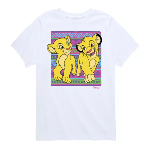 Футболка для мальчиков 8-20 с принтом "Король лев" Симба и Нала Disney, белый
Футболка для мальчиков 8-20 с принтом "Король лев" Симба и Нала Disney, белый
