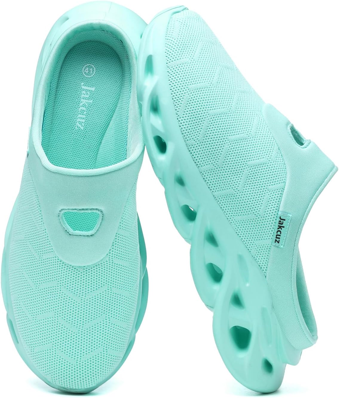 Jakcuz Men Slip On Mules Легкие кроссовки с открытой пяткой Дышащие прогулочные туфли, зеленый
Jakcuz Men Slip On Mules Легкие кроссовки с открытой пяткой Дышащие прогулочные туфли, зеленый