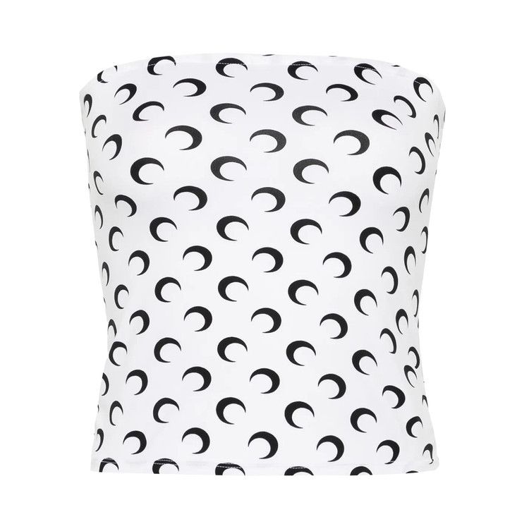 Топ Marine Serre Moon Printed Jersey Sleeveless Tube Top, Optical White
Топ Marine Serre Moon Printed Jersey Sleeveless Tube Top, Optical White